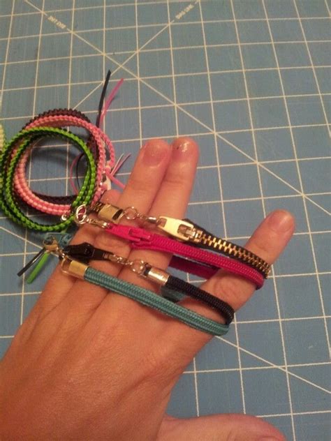 Zipper Bracelets Inspired By Thatssocute On Youtube Zipper Bracelet