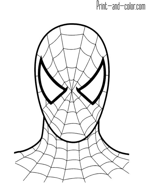 Spiderman Coloring Sheet Printable