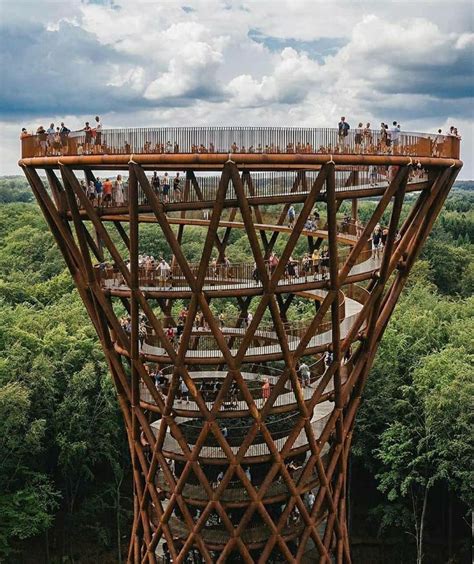 A Spiral Treetop Experience Allows Visitors To Immerse Themselves In