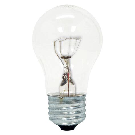 Ge 40 Watt Incandescent A15 Ceiling Fan Double Life Clear Light Bulb 2