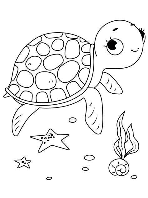 Free Sea Turtle Coloring Pages Download And Print Sea
