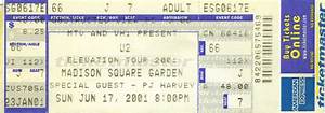 U2 2001 06 17 Ticket Square Garden U2 June 1 Flickr