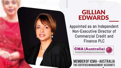 Gillian Edwards Appointed As An Independent Non Executive Director Of Commercial Credit And