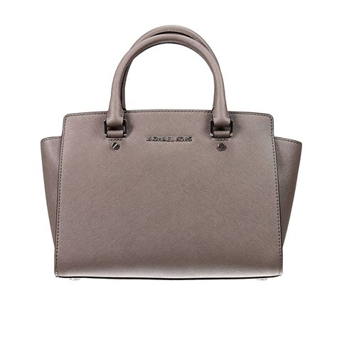 Michael Kors Handbag Woman In Gray Dove Grey