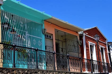Row Houses On Calle Hostos In Santo Domingo Dominican Republic