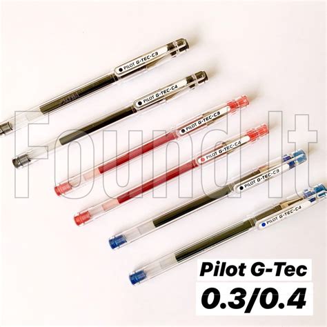 Pilot G Tec C3 And C4 Gel Ink Rolling Ball Pen Pilot Gtec Sign Pen Per
