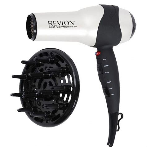 Revlon Perfect Heat 1875w Volumizing Turbo Hair Dryer Blackmatte
