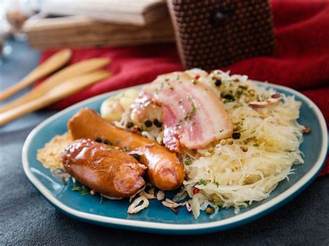 Choucroute alsacienne sans saindoux Recette de Choucroute alsacienne