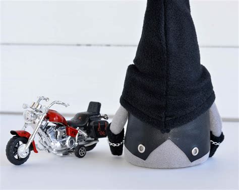Gnome Biker Harley Davidson A T For Fathers Day Etsy