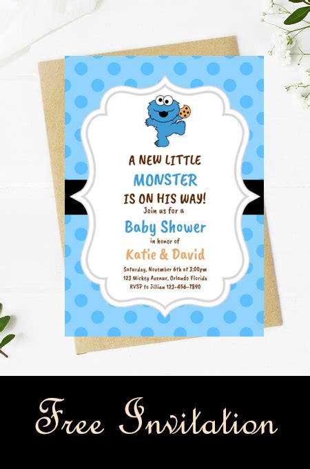 Cookie Monster Baby Shower Ideas Baby Shower Ideas 4u