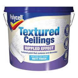 What is a ceiling texture or textured ceiling? Polycell Textured Ceilings - Textured ceiling paint