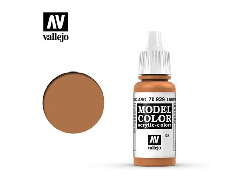 Acrylic Color Vallejo Model Color 70929 Light Brown 17ml Vše Pro