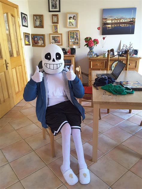 My Sans Cosplay Is Almost Ready Just Need Another Coat Of Paint On The