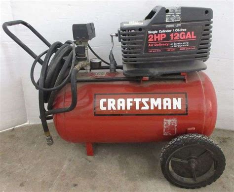 Craftsman 2 Hp 12 Gallon Air Compressor Albrecht Auction Service