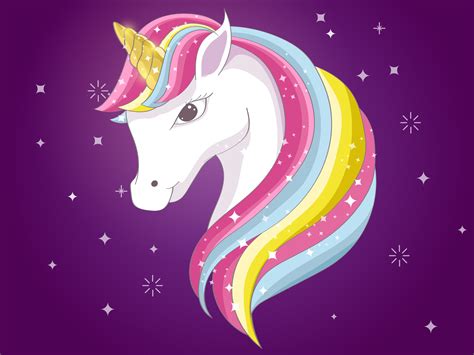 Cute Unicorn With Gold Glitter By Volcebyyou Dribbble Dribbble