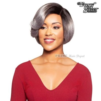 Foxy Silver Synthetic J Lace Wig Marilyn