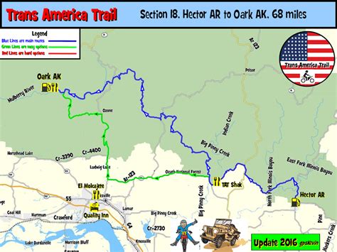 Tat Section 18 Hector Ar To Oark Ak Gpskevin Adventure Rides