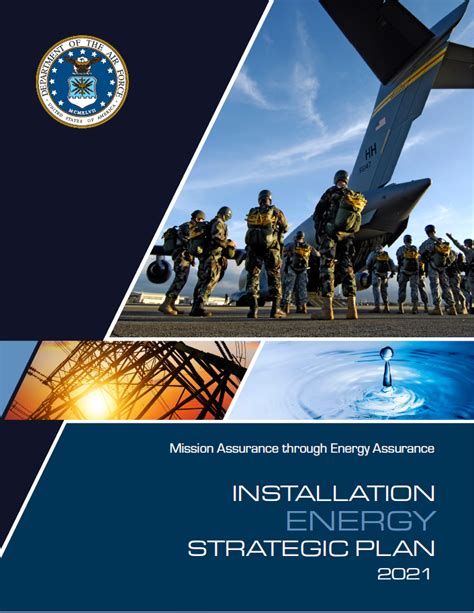 saf ie releases installation energy strategic plan for energy assurance air force civil
