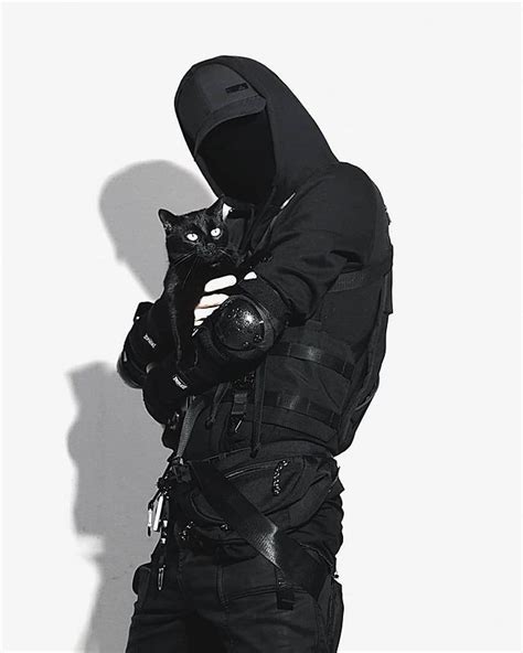Urban Ninja Techwear In 2021 Cyberpunk Clothes Black Outfit Men