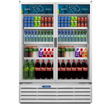 Refrigerador Expositor Vertical Duplo Metalfrio Litros Vb R V