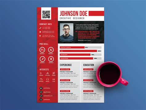 Free Clean Creative Resume Template Free Download