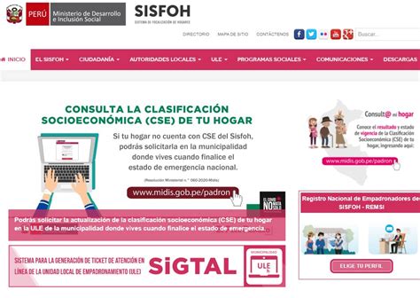 Midis lanza ticket virtual para actualizar clasificación socioeconómica La Rotativa