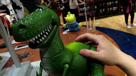 Toy Story 4 Rex Dinosaur Talking Action Figure Disney Store Youtube