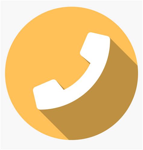 Icon Of A Telephone Circle Hd Png Download Kindpng