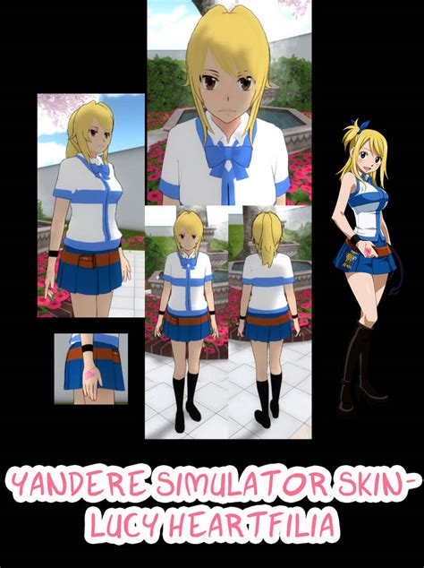 Yandere Simulator Lucy Heartfilia Skin By Imaginaryalchemist On Deviantart