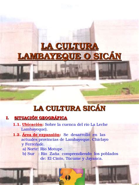 La Cultura Lambayeque O Sicán Pdf Arqueología Cultura General