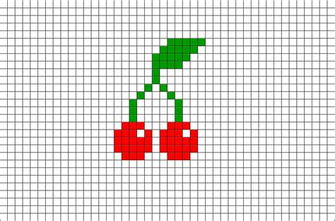 Cherries Pixel Art Brik