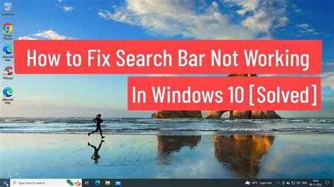 How To Fix Search Bar Not Working In Windows 10 Solved YouTube