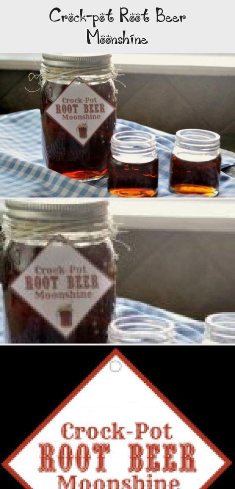 One shot of everclear, root beer, lemon juice tasting notes: Crock-pot Root Beer Moonshine (With images) | Flavored ...