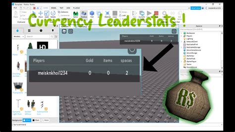 How To Make A Leaderstats Currency In Roblox Studio 2020 Youtube
