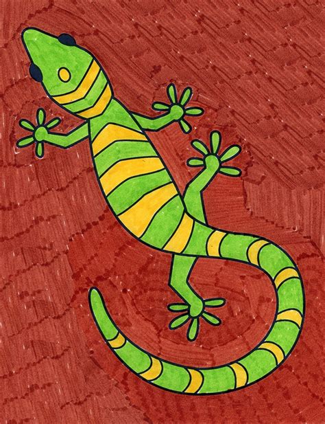 Lizard Drawings For Kids