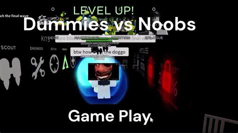 Playing Dummies Vs Noobsroblox Youtube