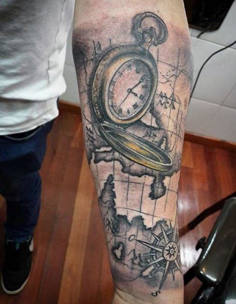 Top 80 Mind Blowing Clock Tattoos 2020 Inspiration Guide