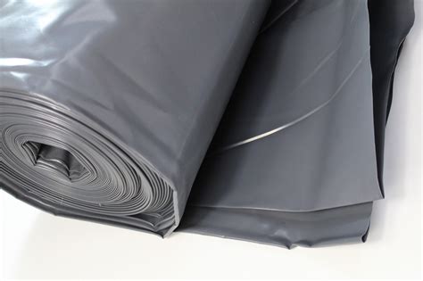 Black Polythene Damp Proof Plastic Pvc Sheet Cover 4m 5m Wide Dpm Film