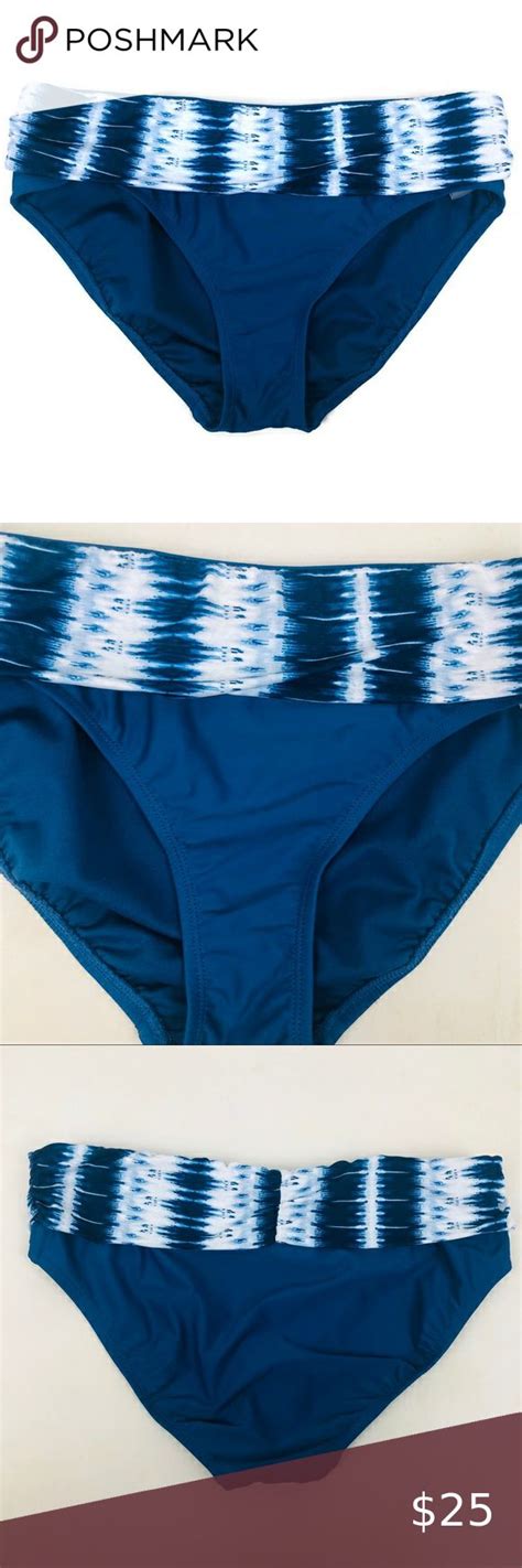 Into The Bleu By Amerex Tie Dyed Bikini Bottoms Into The Bleu By Amerex