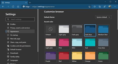 将来の Microsoft Edge に新鮮な外観を提供する新しいアクセントテーマ機能が追加へ。 Wpteq