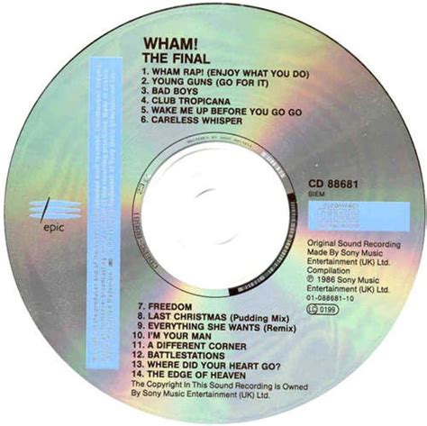 Wham The Final Cd Comp Re Rp Vinyl Schallplatten Shop