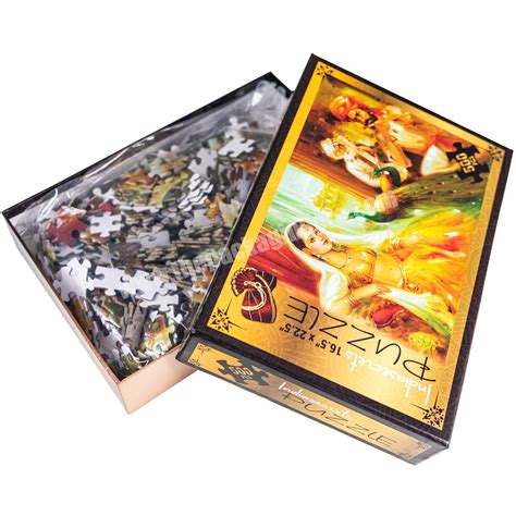 Wholesale Custom Made 1000 Pieces Paper Jigsaw Puzzle T Boxes