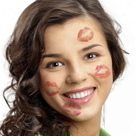 Lipstick Kisses On Face Telegraph
