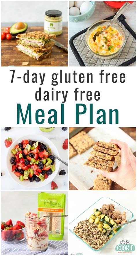 7 Day Gluten Free Dairy Free Meal Plan 1 The Fit Cookie