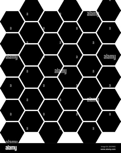 Honeycomb Pattern Of Hexagon Shapes In Vector Stock Vector Image And Art