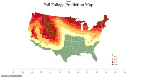 Fall Is Coming Interactive Map Predicts Peak Foliage