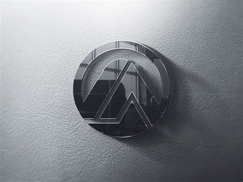 Mockup Logo Metal Free Download