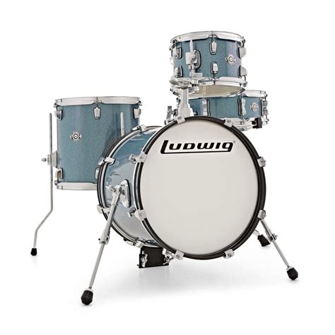 Ludwig Breakbeats Questlove Drum Kit Bundle Azure Blue At Gear4music