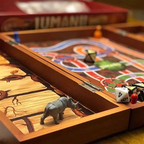 Games & supplies toy stores. Jumanji Woodcase Classic Retro '90s Board Game - Card ...