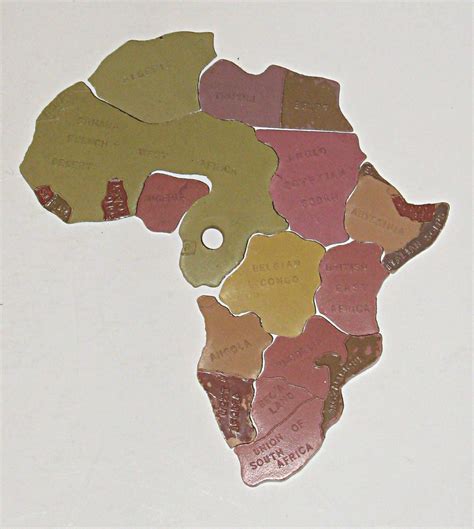 Africa - British East Africa Puzzle c1927 | East africa, Africa, Artwork